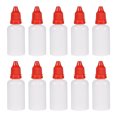 thumbnail image 4 of Uxcell 1 oz Empty  Small Mouth Squeezable Dropper Bottle Plastic Red 20 pcs, 4 of 6