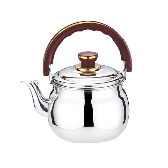 ACDANC 1pc Home Stainless Steel Teakettle Kitchen Whistle Boiling Water Kettle