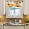 thumbnail image 2 of Coolnut Sunflower Windows Valance Curtains, 54x18in Double Layer Short Blackout Window Topper Treatment for Bathroom,Kitchen,Living Room,Cafe Decor,1 Panel, 2 of 6