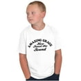 thumbnail image 3 of Amazing Grace Christion Song Lyrics Crewneck T Shirts Boy Girl Teen Brisco Brands XS, 3 of 6