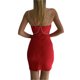 thumbnail image 2 of VISgogo - Vestido ajustado de verano para mujer, color sólido, sin mangas, sin espalda, con cadena, para discoteca VISgogo moda, 2 of 9