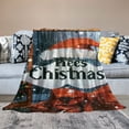 thumbnail image 2 of Orinice Calm Portrait Warm Lightweight Blanket Soft Fleece Blankets Throw Blanket for Living Rooms Sofa Decor Cow Gifts All Seasons Bed 60x80in, 2 of 6