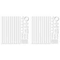 thumbnail image 1 of Canaleta para cables eléctricos de 4 m, ocultador de cables en pared para un cable, PVC pintable, 20 unidades, 40 cm de largo, 1 of 4
