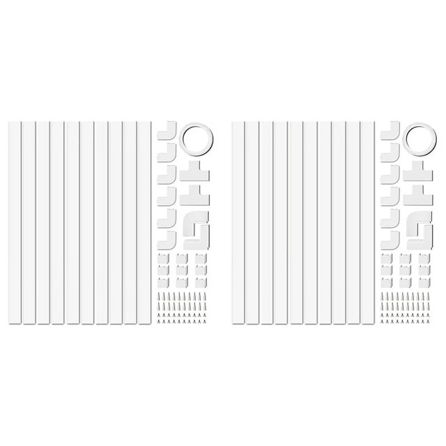 Canaleta para cables eléctricos de 4 m, ocultador de cables en pared para un cable, PVC pintable, 20 unidades, 40 cm de largo