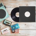 thumbnail image 4 of 10Pcs Vinyl Record Sleeves Dustproof Vinyl Record Storage Pouches Anti-static Inner CD Covers, 4 of 9