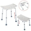 Zimtown Adjustable Elderly Bathtub Bath Shower Seat Chair Bench Stool Seat