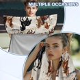 thumbnail image 6 of Garronmavis Running Horses Car Seat Towel Cover Stain Resistant Breathable Non-Slip 1 PC Front Seat Car Seat Protector with Storage Bag Universal Fit for Cars SUV Trucks Sedan Van, 6 of 9