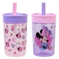 thumbnail image 1 of MAGMALIFE Vaso Entrenador para Niños Twin Tumb, 450 ml (2 Pzs), Popote Flexible Antiderrames, Fácil de Limpiar, Ideal para Viajes, Botella de Agua para Niños, Apto para Lavaplatos, 1 of 8