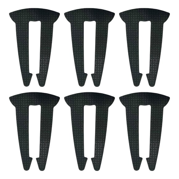 Wosthever Clip protector para perilla de estufa negra que evita quemaduras accidentales en la cocina Estufa de cocina duradera y reutilizable Cocina y Comedor 6 piezas