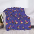 thumbnail image 3 of Saiise Labrador Retriever Imprimé Chien Couverture Réversible Super Douce, Literie en Flanelle de Coton pour Canapé, Confortable et Idéale comme Cadeaux de Noël-80"x60 Pouces, 3 of 6
