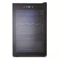 thumbnail image 3 of Auseo 150 Can Beverage Refrigerator Cooler,Drink Fridge with Black Glass Door, Touch Lock & Adjustable Shelf Wine Cooler for Home/Office/Bar, 3 of 12
