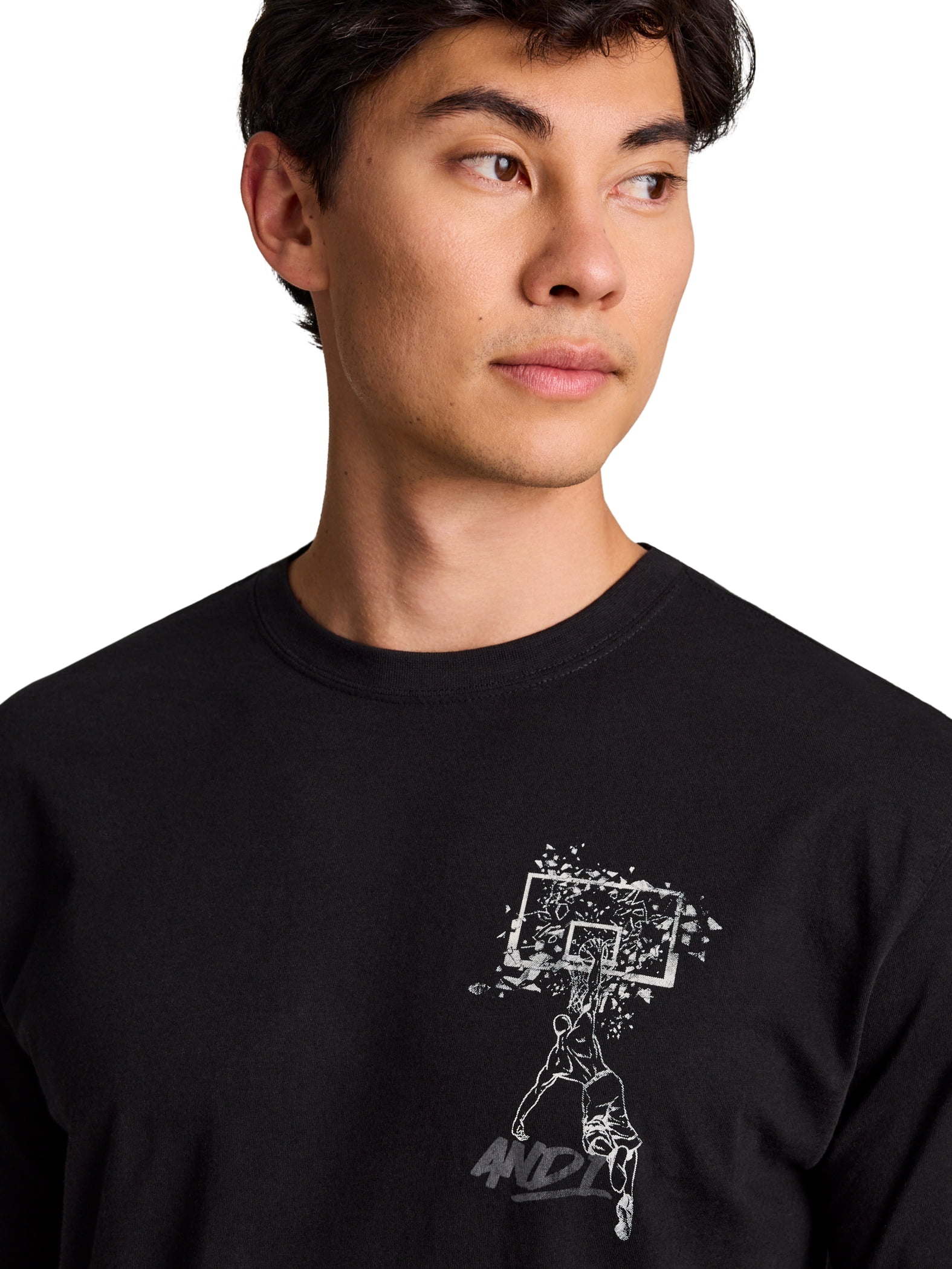 AND1 Men's and Big Men's Graphic T-Shirt, up to Size 5XL