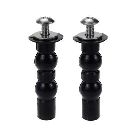 

2 Pack Toilet Hinge Screw Compatible Expanding Rubber Bolt Top Nuts Set