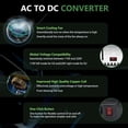 thumbnail image 4 of Fuente de alimentación SWTPWR 12 V 50 A 600 W, convertidor AC/DC, tira LED, 4 of 7
