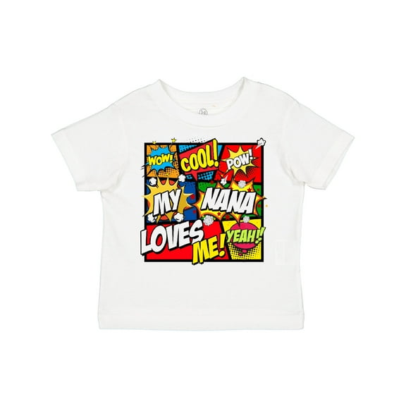 Inktastic My Nana Loves Me Boys or Girls Toddler T-Shirt