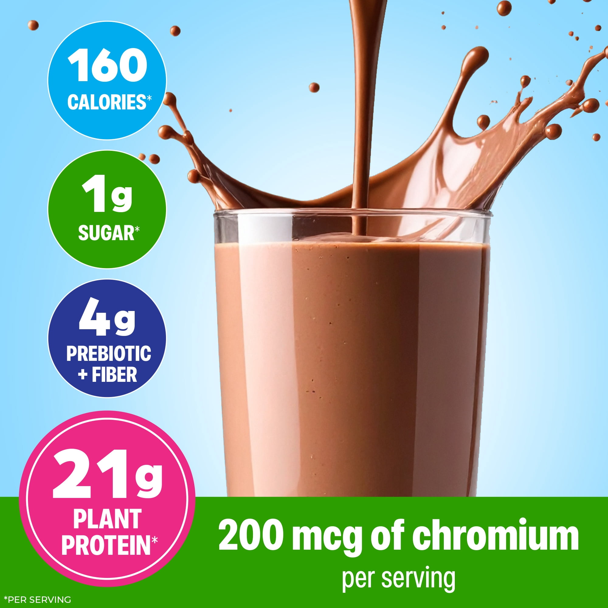 21g Organic Vegan Protein Metabolism Blend Powder, Chocolate Fudge, 1.71 lb