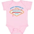 thumbnail image 3 of Inktastic Las Vegas Stays at Grandma's Boys or Girls Baby Bodysuit, 3 of 5