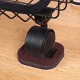 thumbnail image 2 of 5Pcs Furniture Wheel Stopper Bed Stopper Caster Cup Suitable for All Kinds of Furniture on Wheels (Brown), 2 of 5
