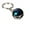 E, variant on Zodiac Constellation Print Glass Dome Keychain with Metal Keyring and Astrology Pattern for Personal Accessories Use