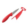 thumbnail image 1 of Mainstays Stainless Steel Color 3.5" Kitchen Paring Knife with Red Handle, 1 of 6