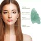 thumbnail image 3 of Herramienta de masaje facial Gua Sha Jade Stone para rostro y cuerpo, 3 of 6