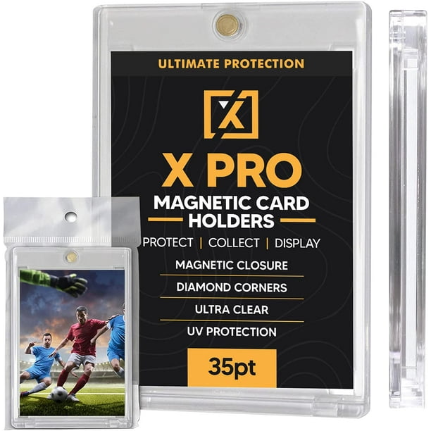 Porte-cartes magnétique X PRO 35pt - 1 paquet - Protecteurs de cartes à  collectionner,, Protège-cartes de baseball
