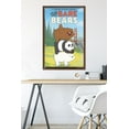 thumbnail image 6 of We Bare Bears - Key Art Wall Poster, 22.375" x 34", Framed, 6 of 6