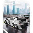 thumbnail image 4 of Technic Sports Cars Building Block Set with Display Case, Speed Race Car Building Toys, Collectible Model Cars for Home Decor, Christmas Birthday Gift for and 6 and up (320 pcs), 4 of 7
