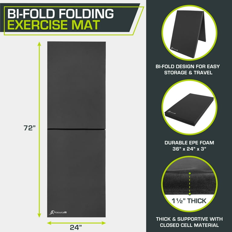 Single Fold & Bi-folding Safety Gymnastic Mats All Sizes