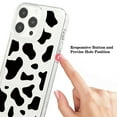 thumbnail image 5 of Mantto Case For iPhone 14 Pro Max Phone Case,Luxury Leopard Pattern Design Cases Soft Silicone Slim TPU Shockproof Protective Bumper Cover for Women Men For iPhone 14 Pro Max, Cow, 5 of 8