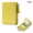 Lemon Yellow, variant on Women Ultra-Thin Short Wallet Top Grain Leather RFID Blocking Zipper Coin Purse, Red