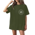 thumbnail image 5 of We the People 250th Anniversary USA Printed Womens Shirts, 1776-2026 250 Years Short Sleeves CrewNeck Graphic Tees for Womens, Womens Tops for 4th of July Independent Day Summer Army Green L, 5 of 6