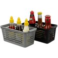 thumbnail image 4 of 6-Pack Slim Plastic Storage Basket/Bins Organizer, 4 of 7