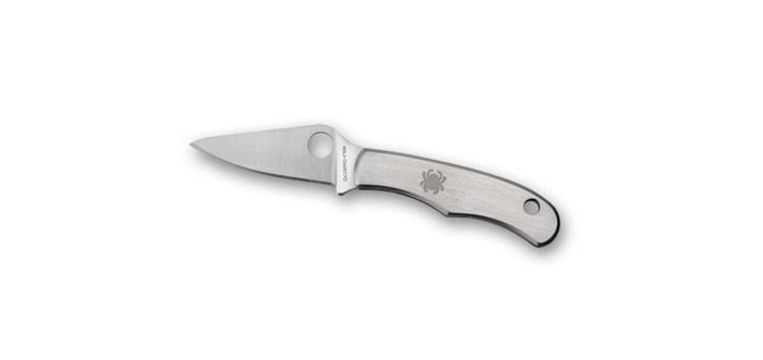 Spyderco Bug Stainless Steel PlainEdge Folding Knife