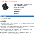 thumbnail image 2 of Rear Axle Bumper - Compatible with 1992 - 1993 GMC Typhoon, 2 of 2