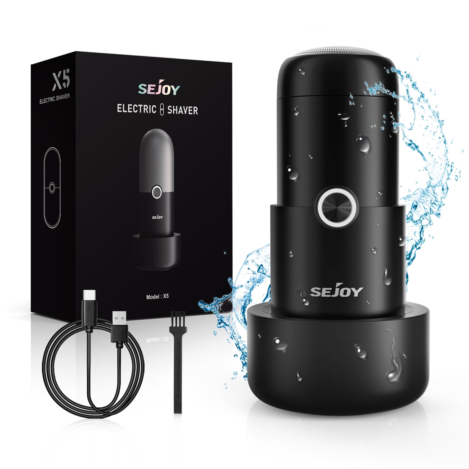 SEJOY Electric Razor, Portable Electric Shaver for Men, Mini Beard