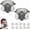 B*2sets, variant on Dust Proof Integrated Respirator Mask with Filters & Goggles,Reusable Full Face Safety Mask