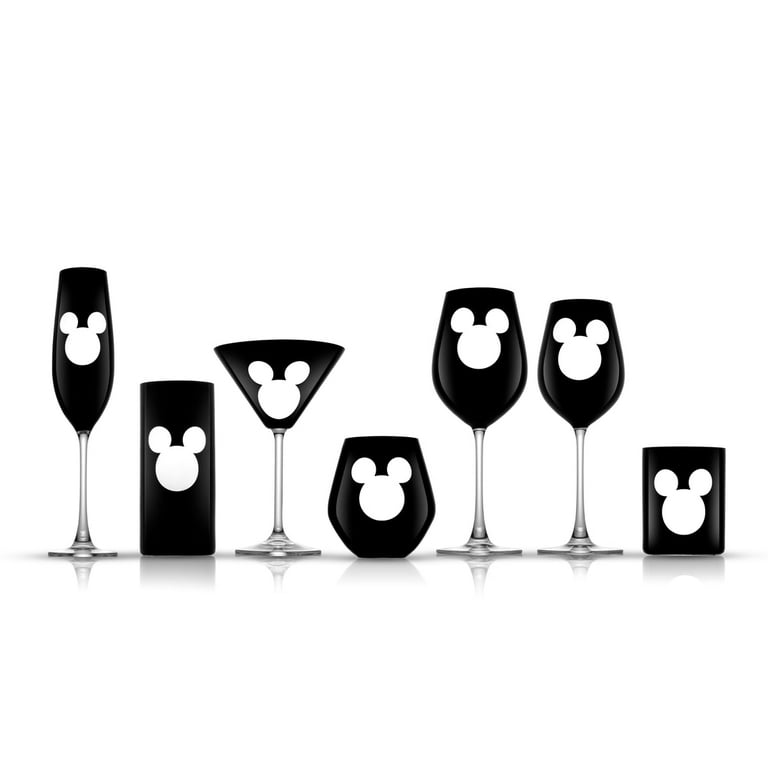 Disney Mickey and Minnie Kissing 14.5 oz Wine Glass Set