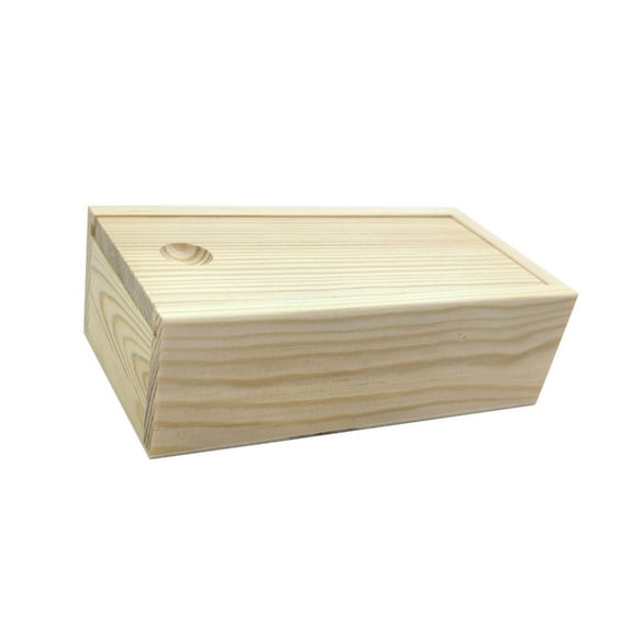 Natural Pine Wood Pull Out Storage Box for Home Organization Drawer Designs