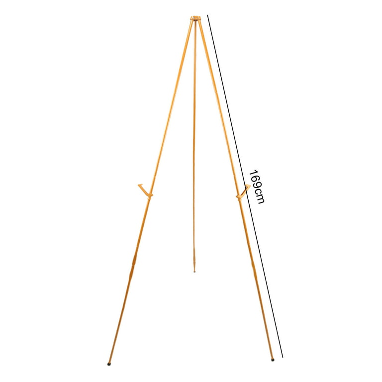  2Psc 46.5”H Gold Floor Easel Stand for Display with Adjustable  Hooks, Large Mental Portable Easel Stand for Wedding Sign, Welcome Sign Wedding  Sign Stand for Weddings Coffee Shop Exhibition(Gold) : Home