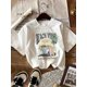 thumbnail image 1 of Girls Short Sleeve T-Shirt Summer Simple Cotton Comfortable Breathable Summer Crew Neck Pullover Teen Kids Top, 1 of 6
