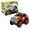 A, variant on Goowood Dump Truck Toy 4 Wheels Drive Stunt Toy Car Construction Truck Kids Toys for Boys Age 3 4 5 6 7 8 12 Red Cartoon Electric Tractor