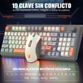 thumbnail image 3 of Free wolf K820 Kit Teclado y Mouse, Teclado Gamer con Cable, Mouse Gamer con Cable hasta 2400DPI, Luz de Retroiluminaci&oacute;n Rainbow, Ideal para Juego y Trabajo para PC Windows 7, 8, 10 o Mac, 3 of 8