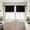 #271Black, variant on Small Curtain, Non-Glossy Half Panel, Kitchen Window Cover, Filters Harsh Sunlight and Shields Outside Views for Kitchen Sink, Cabinet Door, and Coffee Corner.