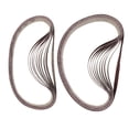 thumbnail image 1 of 10 + 10 Cinturones Afilados de Lijado Abrasivo de óxido de Aluminio de Grano 80, 1 of 9