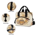 thumbnail image 5 of Insulated Crossbody Lunch Bag 10L Lunch Tote with Adjustable Shoulder Strap for Work Office Picnic Bears Are Eating Honey, 5 of 6