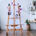 thumbnail image 4 of 12PCS Realistic Butterfly Vine Stem With Gradients Color Faux Silk Flower For Home Wedding Decoration, 4 of 9