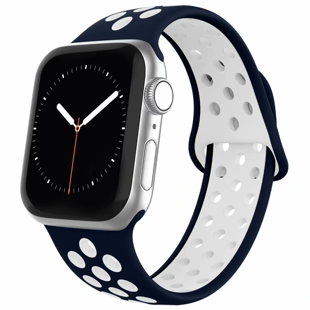 Adepoy - Compatible for Apple Watch Band 38mm 40mm 42mm 44mm, Breathable  Soft Silicone Wristbands Adjustable Bands for Apple iWatch Series 6, 5, 4,  3, 2, 1, SE, Nike+, Edition - Walmart.com - Walmart.com