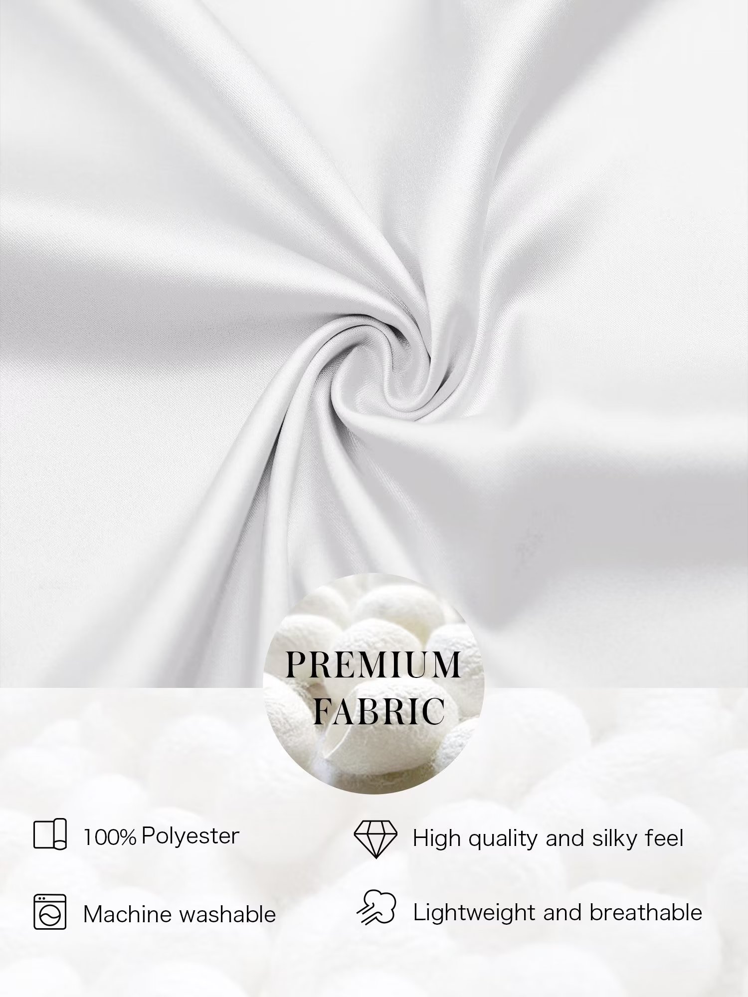 AW BRIDAL Women's Satin Kimono Robes Bridesmaid Robes Bridal Lace Robes Wedding Party Robes Lingerie Sleepwear, White M