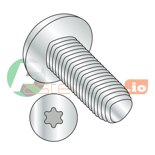 M2.5-0.45 x 16 mm Full Trilobe Thread Forming Screws / Six-Lobe (Torx) / Pan Head / Steel / Zinc / DIN7500CE (Quantity: 1,500 pcs)